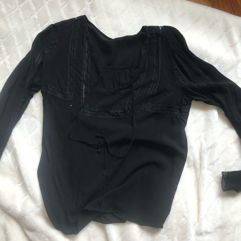 Super soft black blouse